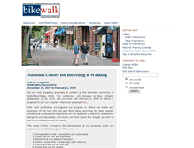 Tablet Screenshot of bikewalk.org